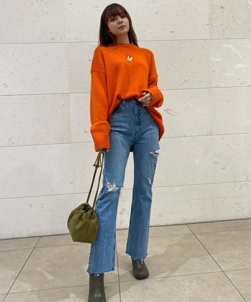 Mila Owen（ミラオーウェン）の「ストレートデニムパンツ（デニムパンツ・レディース・ライトブルー/ブラック/ブルー・1/0）」の20枚目の写真