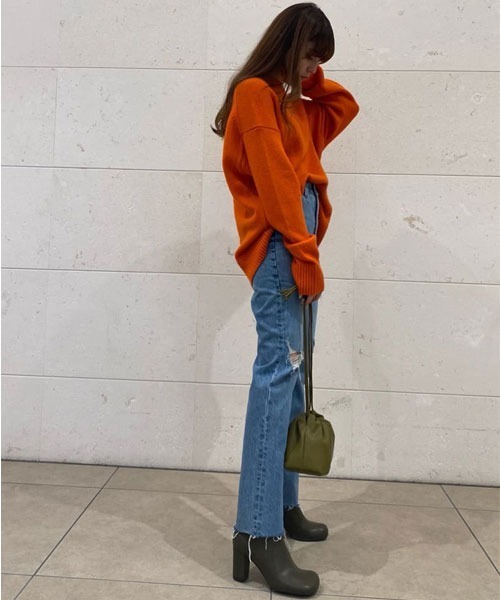 Mila Owen（ミラオーウェン）の「ストレートデニムパンツ（デニムパンツ・レディース・ライトブルー/ブラック/ブルー・1/0）」の21枚目の写真