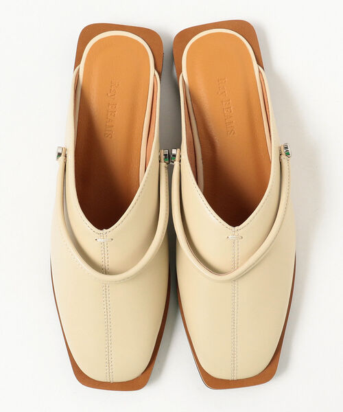 Ray BEAMS(レイビームス)の「Ray BEAMS / スクエア バブーシュ(サンダル・レディース・ブラック/ナチュラル・23.5cm/24.5cm/23.0cm/24.0cm/25.0cm)」の8枚目の写真