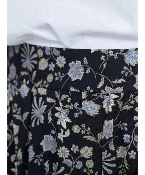 earth music&ecology（アースミュージックアンドエコロジー）の「更紗フラワープリントスカート ＊（スカート・レディース・ブラック/ベージュ/ミント・FREE）」の11枚目の写真