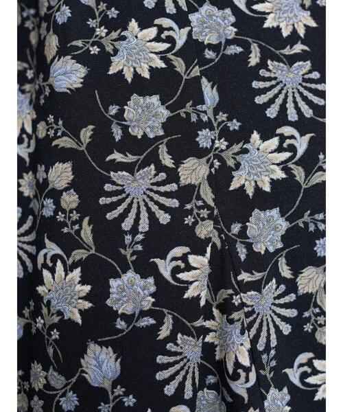 earth music&ecology（アースミュージックアンドエコロジー）の「更紗フラワープリントスカート ＊（スカート・レディース・ブラック/ベージュ/ミント・FREE）」の12枚目の写真