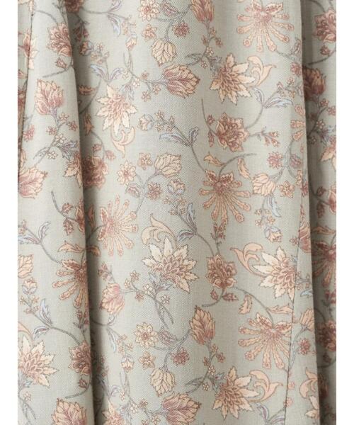 earth music&ecology（アースミュージックアンドエコロジー）の「更紗フラワープリントスカート ＊（スカート・レディース・ブラック/ベージュ/ミント・FREE）」の18枚目の写真