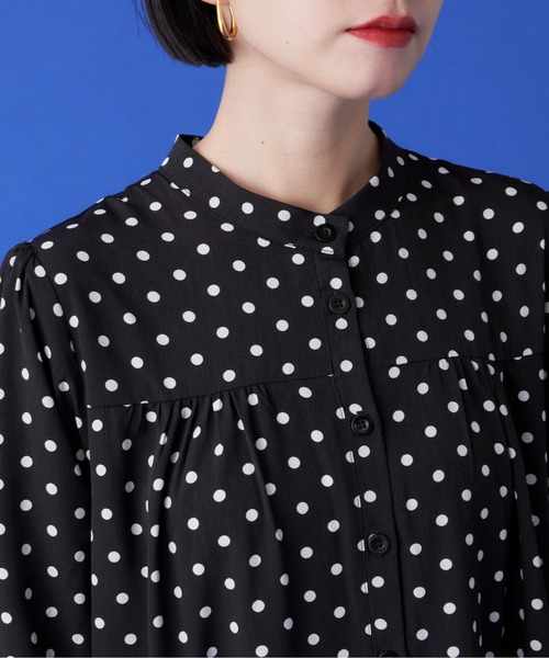 manana suerte(マニャーナスエルテ)の「ドットワンピース(ワンピース・レディース・ブラック・FREE)」の12枚目の写真