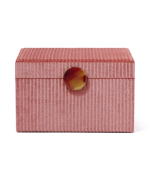 ストライプベロア ジュエリーボックス L ピンク 収納グッズ Francfranc フランフラン のファッション通販 Zozotown ストライプベロア ジュエリーボックス L ピンク 収納グッズ Francfranc フランフラン のファッション通販 Zozotown