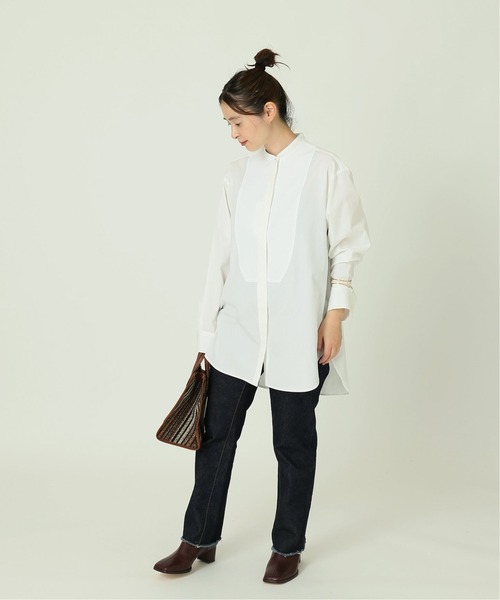 journal standard L'essage（ジャーナルスタンダードレサージュ）の「SOKTASヨークシャツ◆（シャツ/ブラウス・レディース・ホワイト/ブラック・FREE）」の16枚目の写真