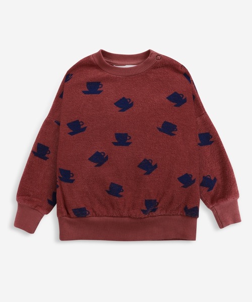 Cup Of Tea All Over terry sweatshirt