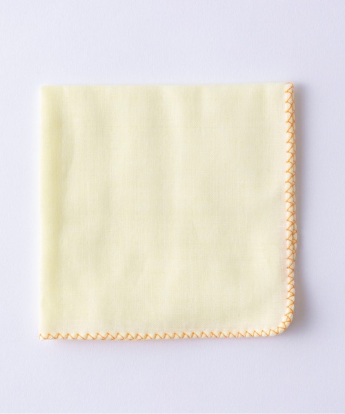 COCO WALK（ココウォーク）の「COCOWALK:こぐまちゃんガーゼミニハンカチ（ハンカチ/ハンドタオル・レディース・イエロー/オフホワイト・FREE）」の7枚目の写真