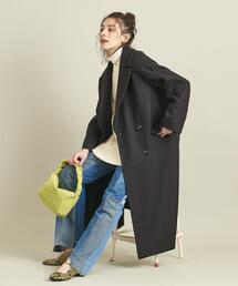 BEAUTY&YOUTH UNITED ARROWS | BY HAMILTON WOOL MIX ロングPコート 21FW ∴(その他アウター)