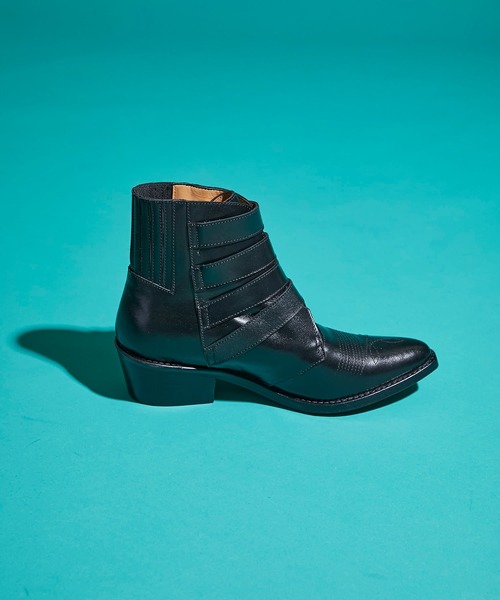 TOGA PULLA(トーガ プルラ)の「【TOGA PULLA(トーガプルラ)】フォーメタルカウボーイブーツ/4 metal cowboy/AJ006(ブーツ・レディース・ブラック・SMALL/MEDIUM/LARGE/X-LARGE)」の13枚目の写真