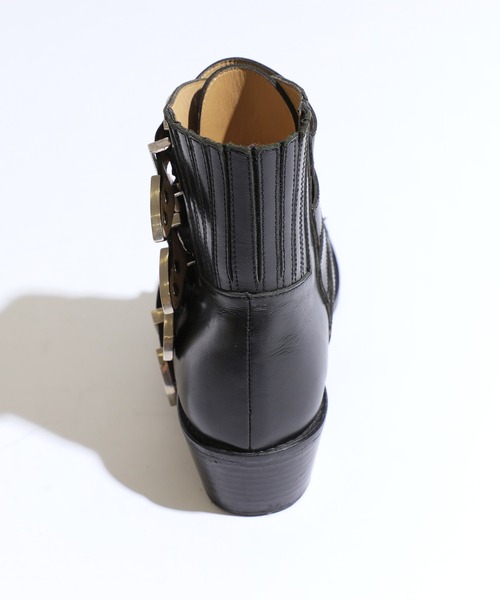 TOGA PULLA(トーガ プルラ)の「【TOGA PULLA(トーガプルラ)】フォーメタルカウボーイブーツ/4 metal cowboy/AJ006(ブーツ・レディース・ブラック・SMALL/MEDIUM/LARGE/X-LARGE)」の12枚目の写真