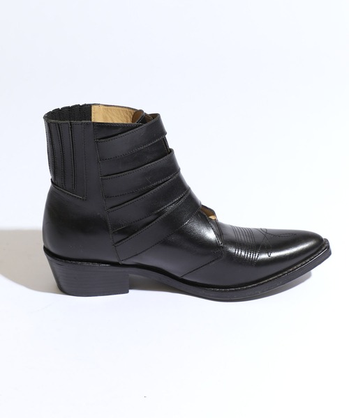 TOGA PULLA(トーガ プルラ)の「【TOGA PULLA(トーガプルラ)】フォーメタルカウボーイブーツ/4 metal cowboy/AJ006(ブーツ・レディース・ブラック・SMALL/MEDIUM/LARGE/X-LARGE)」の6枚目の写真