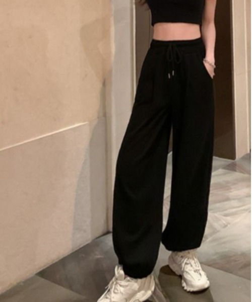 dream in the cradle（ドリームインザクレイドル）の「スウェット ・ジョガーパンツ（スウェットパンツ・レディース・グレー/ブラック・2XL/S/L/M/XL）」の8枚目の写真