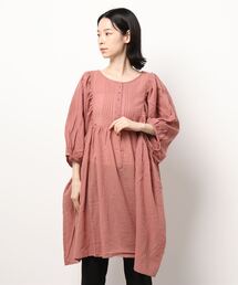 Samansa Mos2 | 製品染めチュニック(シャツ/ブラウス)