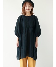 Samansa Mos2 | 製品染めチュニック(シャツ/ブラウス)