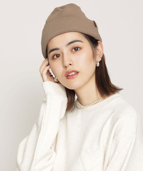 RACAL(ラカル)の「RACAL/別注リバーシブルロールニットキャップ(ニットキャップ/ビーニー・レディース・ホワイト/ブラック/グレー系その他4・FREE)」の3枚目の写真