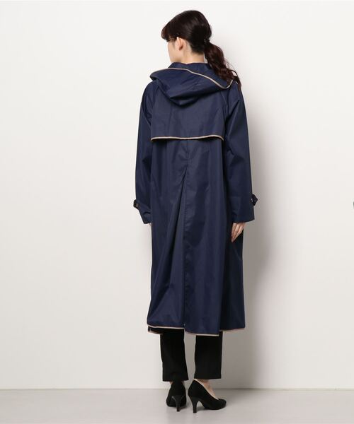 MARGARET HOWELL ロングレインコート　Mサイズ　ブルー FULTON トレンチレインコート / MOONBAT | ファッション通販