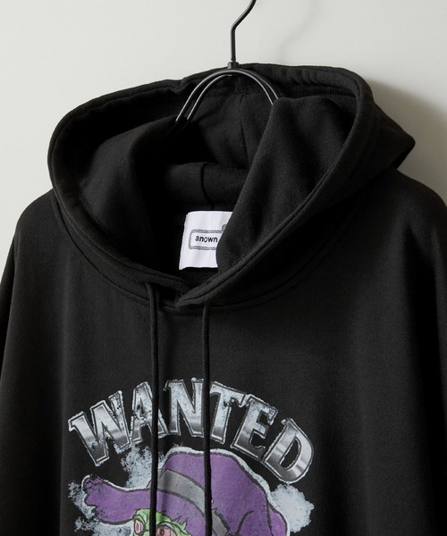 anown（アノン）の「ヴィンテージ加工プリント　グラフィック　ルーズパーカー【インフルエンサー よん×anown 限定コラボ】（パーカー・メンズ・ホワイト/ブラック・S/M/L）」の11枚目の写真