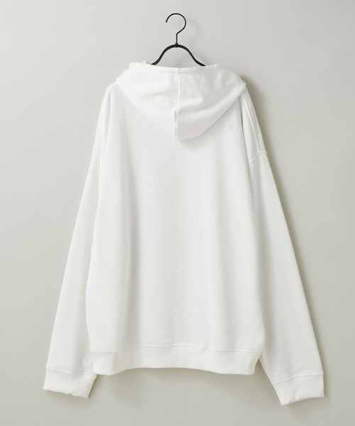 anown（アノン）の「ヴィンテージ加工プリント　グラフィック　ルーズパーカー【インフルエンサー よん×anown 限定コラボ】（パーカー・メンズ・ホワイト/ブラック・S/M/L）」の6枚目の写真