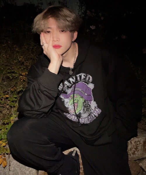 anown（アノン）の「ヴィンテージ加工プリント　グラフィック　ルーズパーカー【インフルエンサー よん×anown 限定コラボ】（パーカー・メンズ・ホワイト/ブラック・S/M/L）」の16枚目の写真