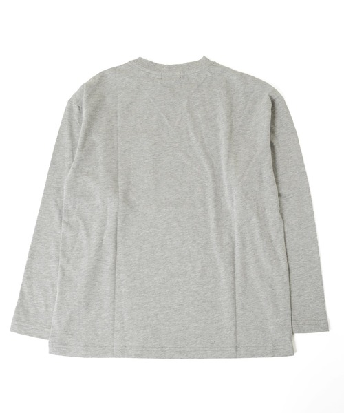 GLAZOS（グラソス）の「天竺・ドロップショルダーポケットスタープリント長袖Tシャツ（Tシャツ/カットソー・キッズ・ブラック/ライトブルー/ホワイト/グレー・130cm/140cm/160cm/170cm/150cm）」の10枚目の写真