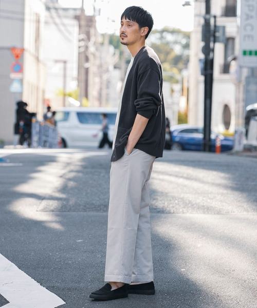 URBAN RESEARCH DOORS（アーバンリサーチドアーズ）の「ハードニットカーディガン（カーディガン/ボレロ・メンズ・チャコールグレー/ホワイト系その他/ベージュ系その他・40/38）」の8枚目の写真