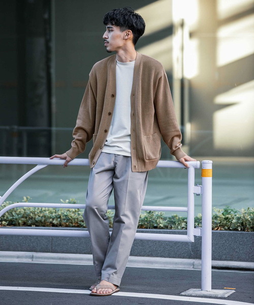 URBAN RESEARCH DOORS（アーバンリサーチドアーズ）の「ハードニットカーディガン（カーディガン/ボレロ・メンズ・チャコールグレー/ホワイト系その他/ベージュ系その他・40/38）」の12枚目の写真