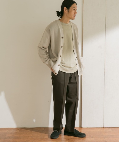 URBAN RESEARCH DOORS（アーバンリサーチドアーズ）の「ハードニットカーディガン（カーディガン/ボレロ・メンズ・チャコールグレー/ホワイト系その他/ベージュ系その他・40/38）」の18枚目の写真