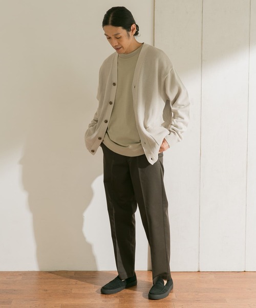 URBAN RESEARCH DOORS（アーバンリサーチドアーズ）の「ハードニットカーディガン（カーディガン/ボレロ・メンズ・チャコールグレー/ホワイト系その他/ベージュ系その他・40/38）」の19枚目の写真