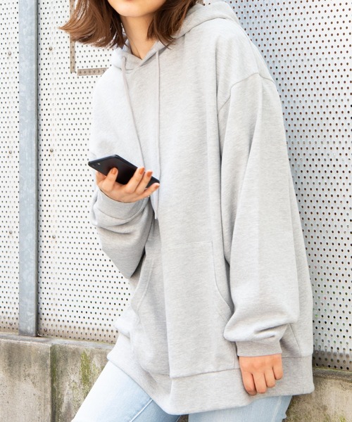 WEGO(ウィゴー)の「WEGO/ドロップショルダーカラープルパーカー(パーカー・メンズ・ブラック/ブラウン/ブルー系その他/杢グレー/ホワイト/ピンク/ダークグリーン/グリーン/パープル/イエロー/ブルー/レッド/オレンジ/ケリーグリーン/ピンク系その他/ライム/グリーン系その他・LARGE/MEDIUM/X-LARGE)」の3枚目の写真