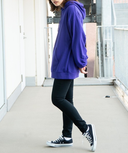 WEGO(ウィゴー)の「WEGO/ドロップショルダーカラープルパーカー(パーカー・メンズ・ブラック/ブラウン/ブルー系その他/杢グレー/ホワイト/ピンク/ダークグリーン/グリーン/パープル/イエロー/ブルー/レッド/オレンジ/ケリーグリーン/ピンク系その他/ライム/グリーン系その他・LARGE/MEDIUM/X-LARGE)」の18枚目の写真