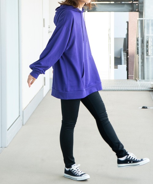 WEGO(ウィゴー)の「WEGO/ドロップショルダーカラープルパーカー(パーカー・メンズ・ブラック/ブラウン/ブルー系その他/杢グレー/ホワイト/ピンク/ダークグリーン/グリーン/パープル/イエロー/ブルー/レッド/オレンジ/ケリーグリーン/ピンク系その他/ライム/グリーン系その他・LARGE/MEDIUM/X-LARGE)」の19枚目の写真