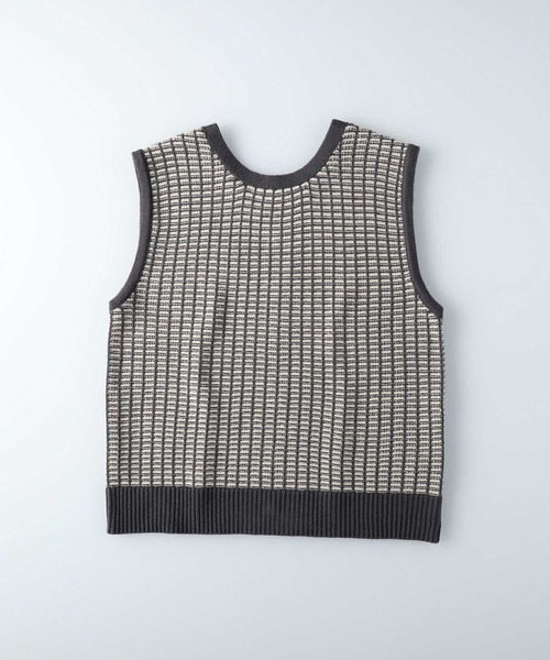 HONEYSUCKLE ROSE（ハニーサックルローズ）の「【HONEYSUCKLE ROSE】前後２ＷＡＹベスト（ベスト・レディース・オフホワイト/ブラック・M/L）」の14枚目の写真