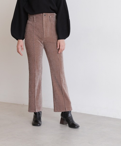 FREE'S MART（フリーズマート）の「【Sシリーズ対応】カットコーデュロイフレアパンツ（その他パンツ・レディース・ベージュ/ブラウン/グレー・SMALL/MEDIUM）」の2枚目の写真
