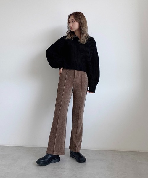 FREE'S MART（フリーズマート）の「【Sシリーズ対応】カットコーデュロイフレアパンツ（その他パンツ・レディース・ベージュ/ブラウン/グレー・SMALL/MEDIUM）」の13枚目の写真