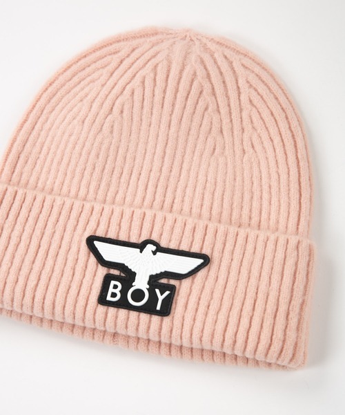 BOY LONDON(ボーイロンドン)の「【BOY LONDON】BOY EAGLE BEANIE(ニットキャップ/ビーニー・メンズ・ピンク・FREE)」の3枚目の写真