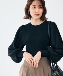 ROPE' PICNIC | 袖異素材ニットプルオーバー(ニット/セーター)