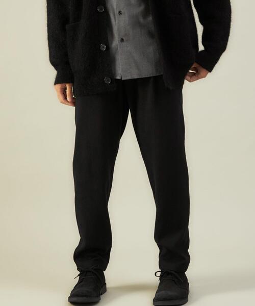 green label relaxing（グリーンレーベルリラクシング）の「フラノ ツイル 1プリーツ テーパード ユーティリティー パンツ -ウォッシャブル・ストレッチ-（その他パンツ・メンズ・ブラック/ダークグレー/コバルトブルー・S/M/L/XL）」の5枚目の写真