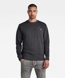 G-STAR | QUILTED SWEATER/スウェット/キルティング(スウェット)