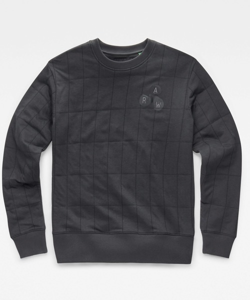 G-STAR（ジースター）の「QUILTED SWEATER/スウェット/キルティング（スウェット・メンズ・ライトグリーン/ダークグレー・SMALL/MEDIUM/LARGE/X-LARGE/X-SMALL）」の9枚目の写真