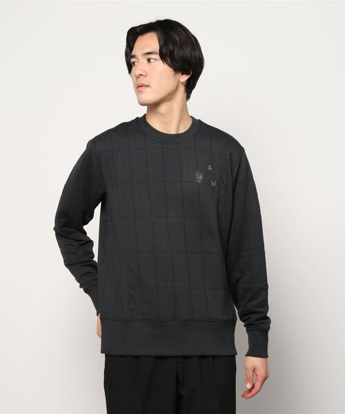 G-STAR（ジースター）の「QUILTED SWEATER/スウェット/キルティング（スウェット・メンズ・ライトグリーン/ダークグレー・SMALL/MEDIUM/LARGE/X-LARGE/X-SMALL）」の14枚目の写真