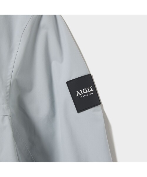 AIGLE(エーグル)の「透湿防水 アーバンマウンテンパーカジャケット(マウンテンパーカー・メンズ・ライトグレー/ダークネイビー・LL/S/M/L)」の17枚目の写真