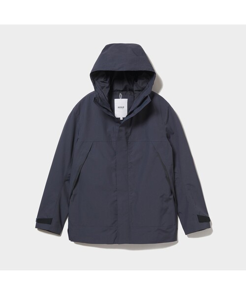 AIGLE(エーグル)の「透湿防水 アーバンマウンテンパーカジャケット(マウンテンパーカー・メンズ・ライトグレー/ダークネイビー・LL/S/M/L)」の10枚目の写真