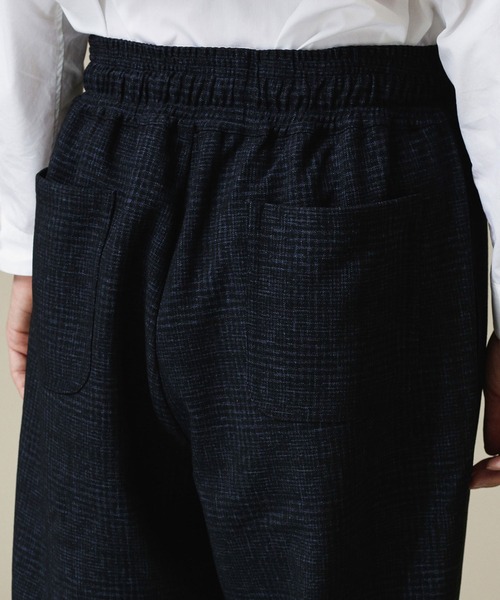 NANO universe(ナノユニバース)の「テックウールチェックシェフパンツ(その他パンツ・メンズ・ブラウン/ネイビー/ブラック・L/S/M)」の8枚目の写真