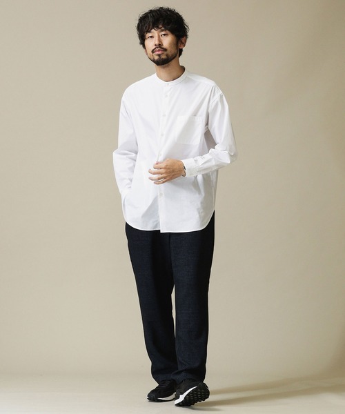 NANO universe(ナノユニバース)の「テックウールチェックシェフパンツ(その他パンツ・メンズ・ブラウン/ネイビー/ブラック・L/S/M)」の10枚目の写真