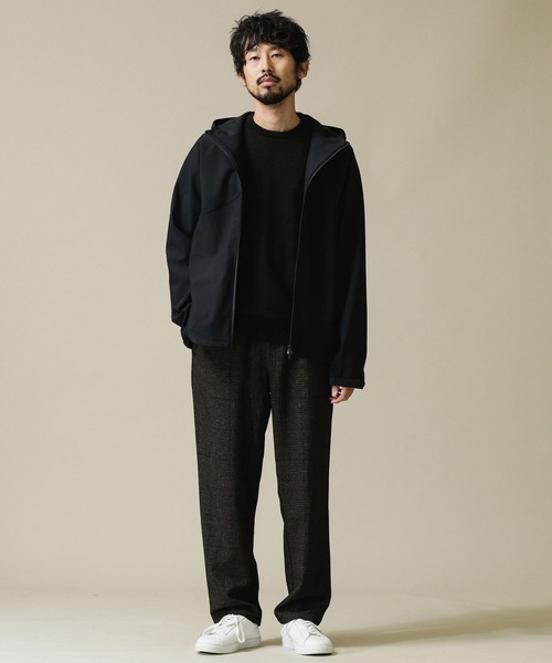 NANO universe(ナノユニバース)の「テックウールチェックシェフパンツ(その他パンツ・メンズ・ブラウン/ネイビー/ブラック・L/S/M)」の12枚目の写真