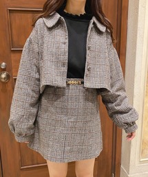 チェック台形スカート【ZOZOTOWN限定アイテム】