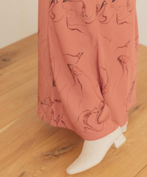 ITEMS URBANRESEARCH（アイテムズ アーバンリサーチ）の「マーブルフレアスカート（スカート・レディース・パープル/ピンク・FREE）」の7枚目の写真