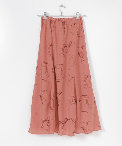 ITEMS URBANRESEARCH（アイテムズ アーバンリサーチ）の「マーブルフレアスカート（スカート・レディース・パープル/ピンク・FREE）」の12枚目の写真