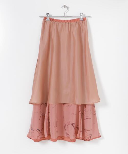 ITEMS URBANRESEARCH（アイテムズ アーバンリサーチ）の「マーブルフレアスカート（スカート・レディース・パープル/ピンク・FREE）」の13枚目の写真