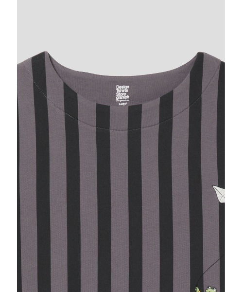 Design Tshirts Store graniph(デザイン ティーシャツ ストア グラニフ)の「たこあげ(アーノルド・ローベル)|コラボスウェットワンピース(ワンピース・レディース・グレー・FREE)」の6枚目の写真